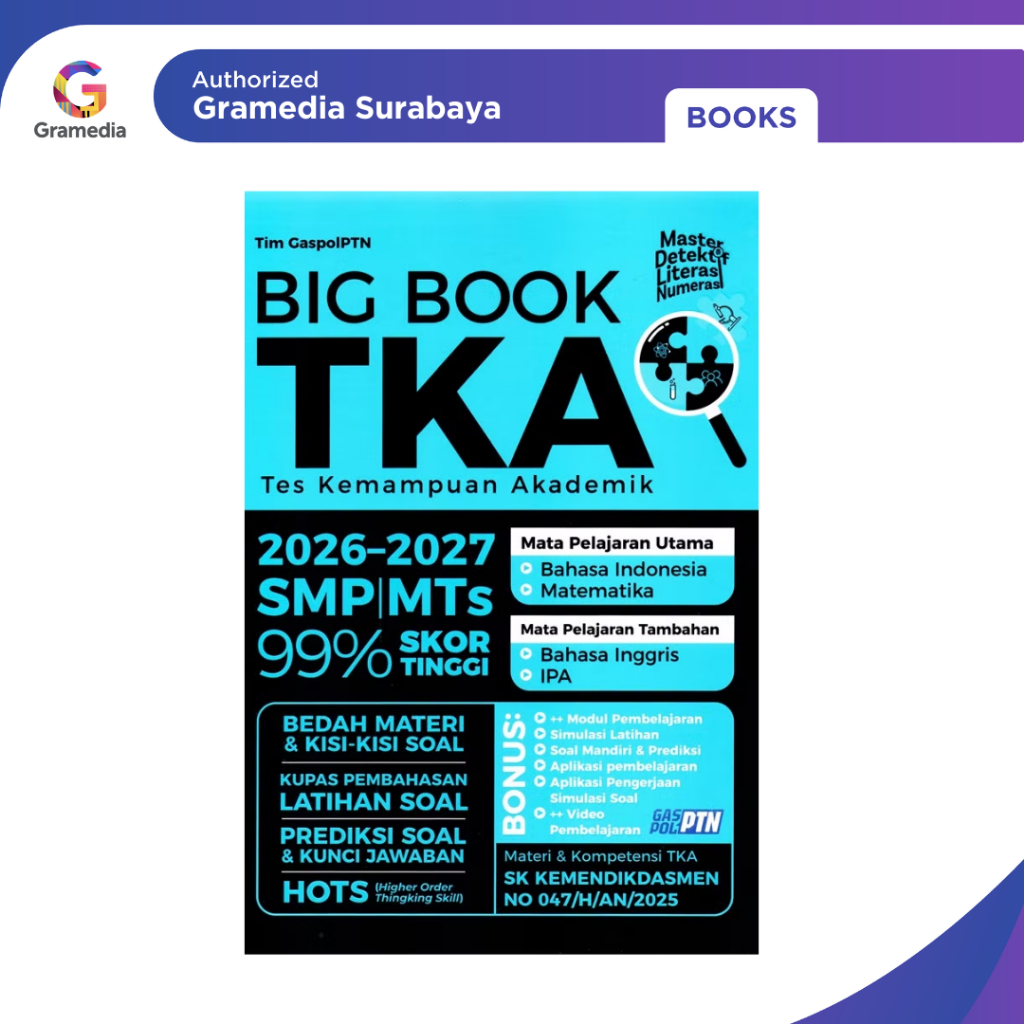 Gramedia Surabaya - Big Book TKA SMP/MTs