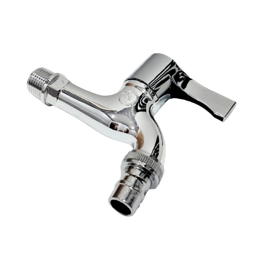 Kran Tembok Plastik Chrome Anti Karat Awet