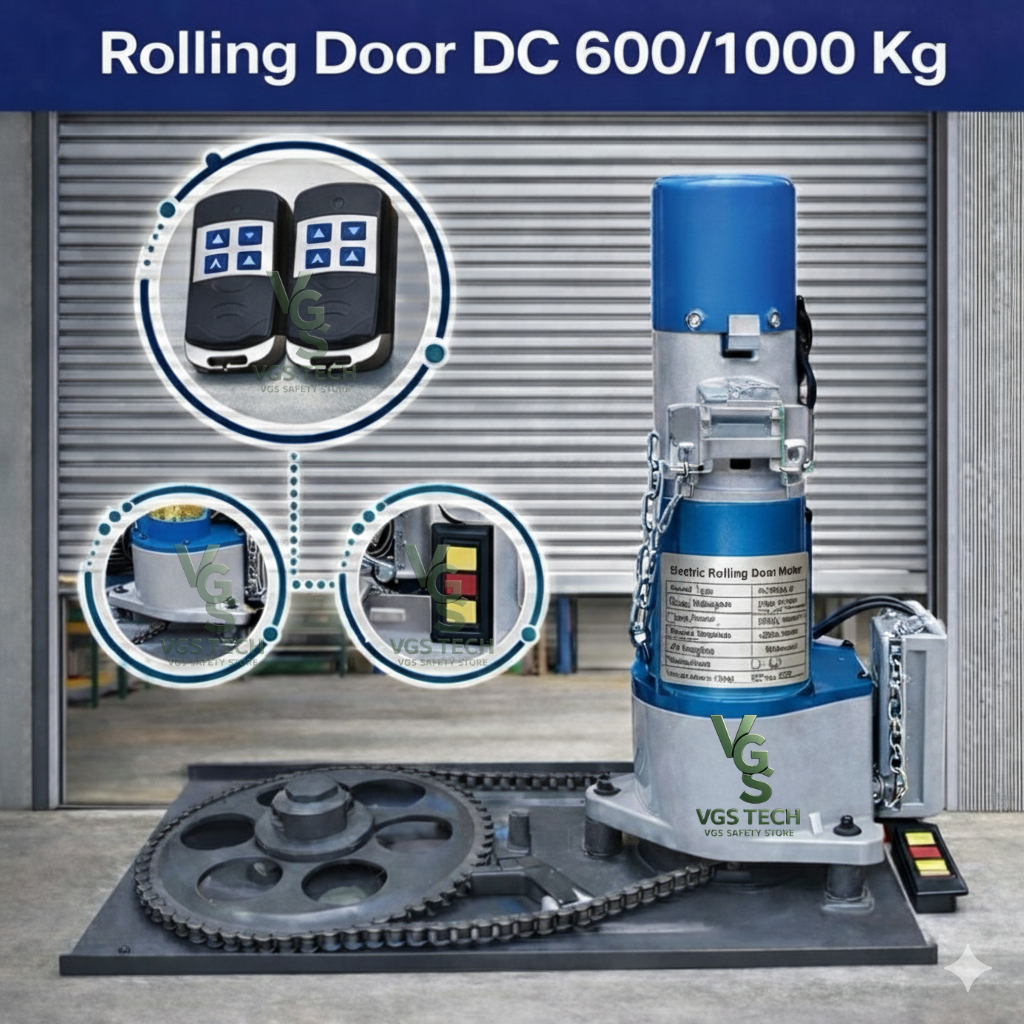 Automatic Rolling Door DC 1000 Kg Mesin Rolling Door Otomatis