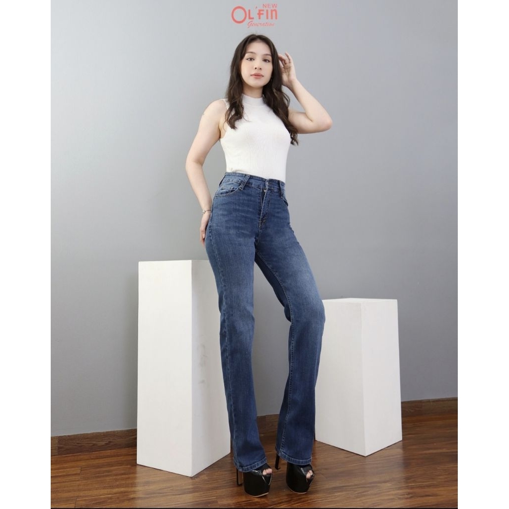 CELANA OLFIN WANITA LOSE JEANS