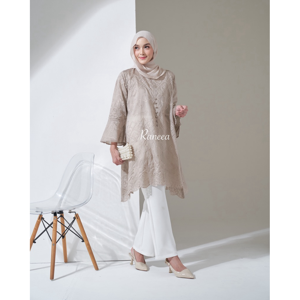 Sofia Headband - NISKALA TUNIK EMBROIDERY SILKY busui friendly Outfit premium lebaran baju kondangan