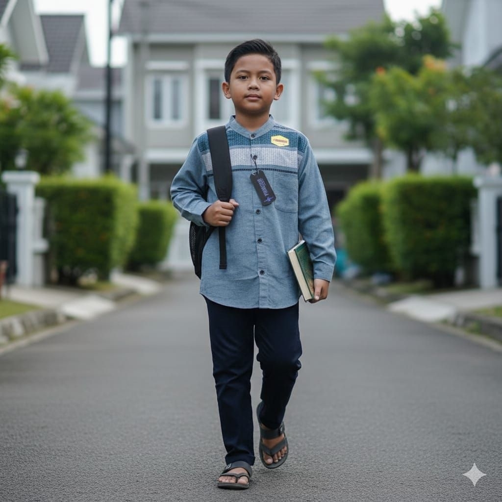 Kemeja koko kemko anak / busana muslim tanggung abg
