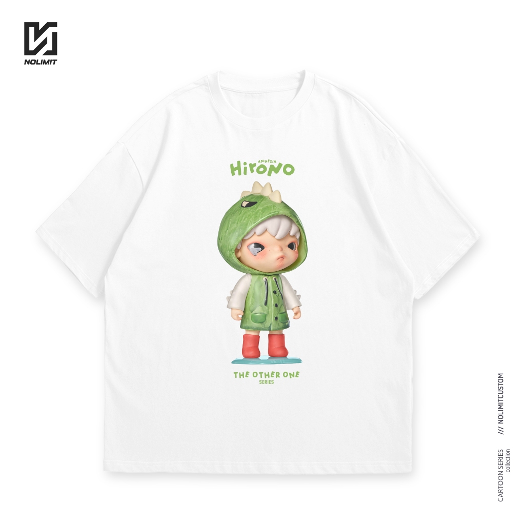 NO LIMIT - Kaos T-shirt Cartoon Series Hirono - The Other One Series - Amnesia - Oversized & Reguler