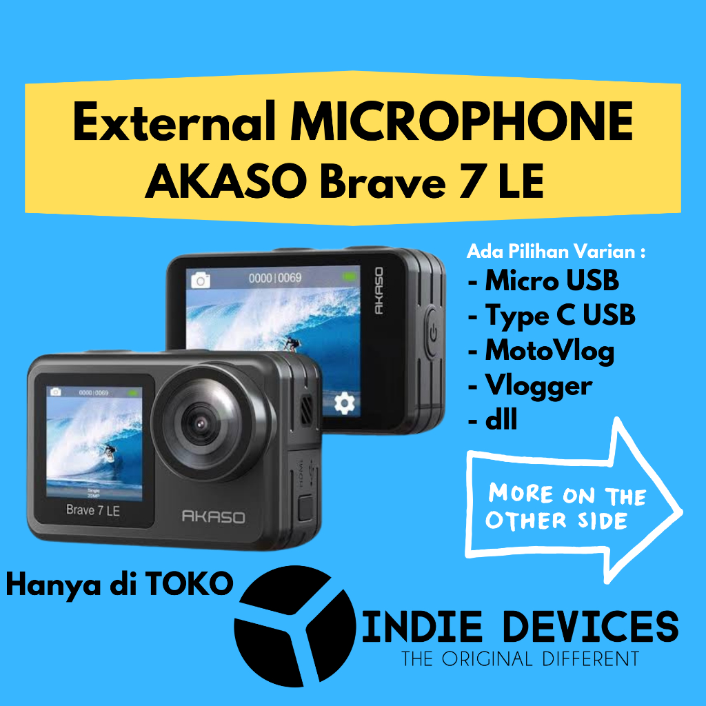 Akaso BRAVE 7 LE External Microphone