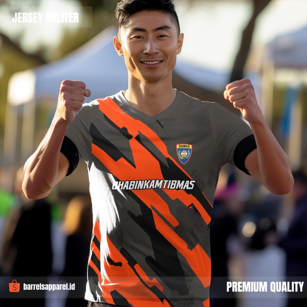 Kaos Jersey Polisi Bhabinkamtibmas Jersey Dryfit Bisa Custom - 24