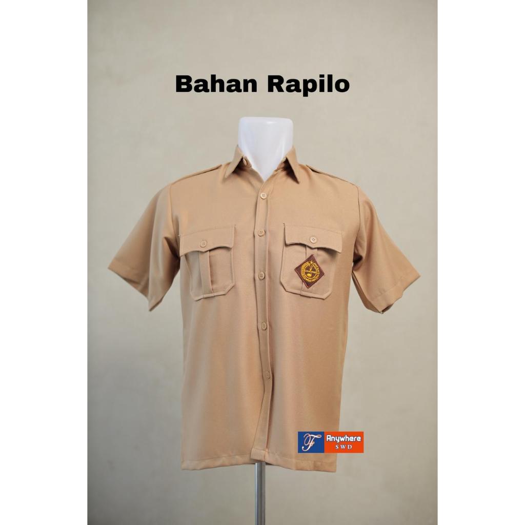 Baju Pramuka Penggalang Rapilo Pendek Panjang Cewek/Cowok  Seragam Sekolah SMP/SMA ANYWHERE