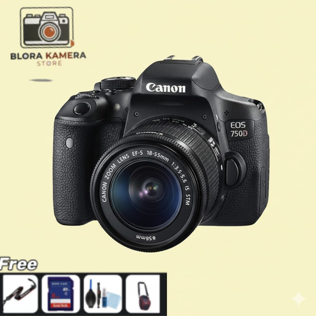 kamera canon 750D