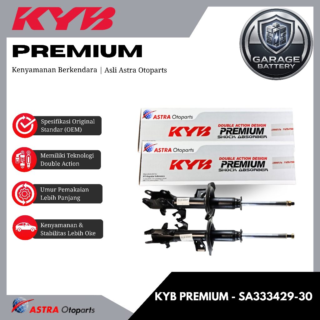 Kayaba / KYB Premium Shockbreaker Mobil Nissan Grand Livina Depan
