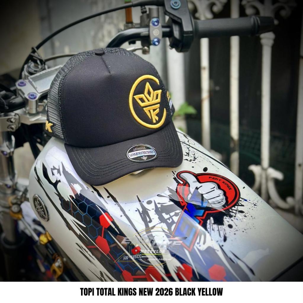 TOPI TOTAL KINGS NEW 2026 BLACK YELLOW