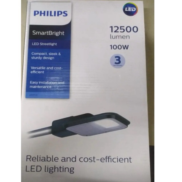 Lampu jalan pju philips led 100w 100watt BPR131 led 220v