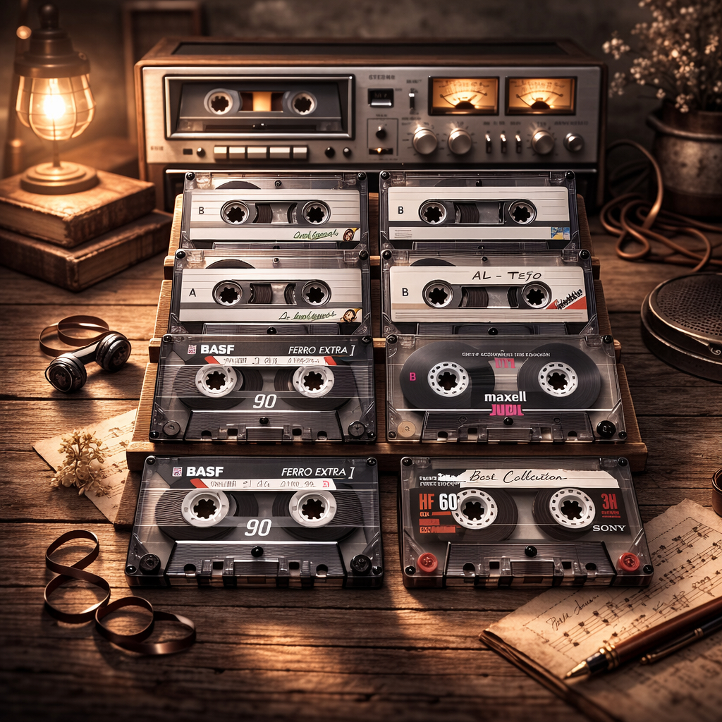 Kaset Pita Vintage Bekas untuk Pajangan & Dekorasi Ruangan / Kaset Retro Bekas – Dekorasi Estetik Ka