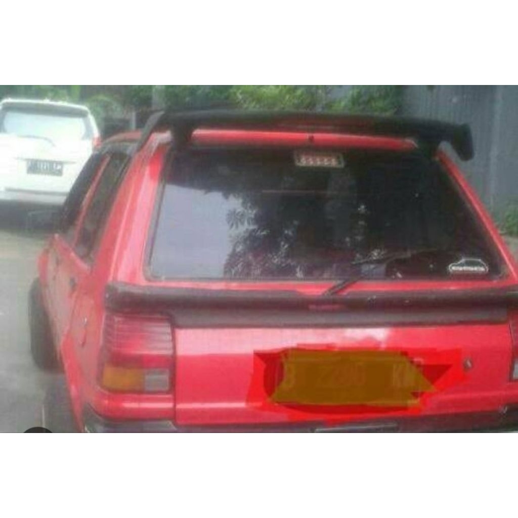 spoiler starlet kotak model sayap lampu