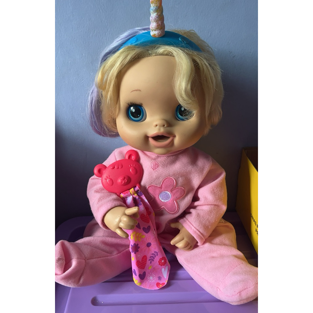 baby alive caucasian, eletrik no tes