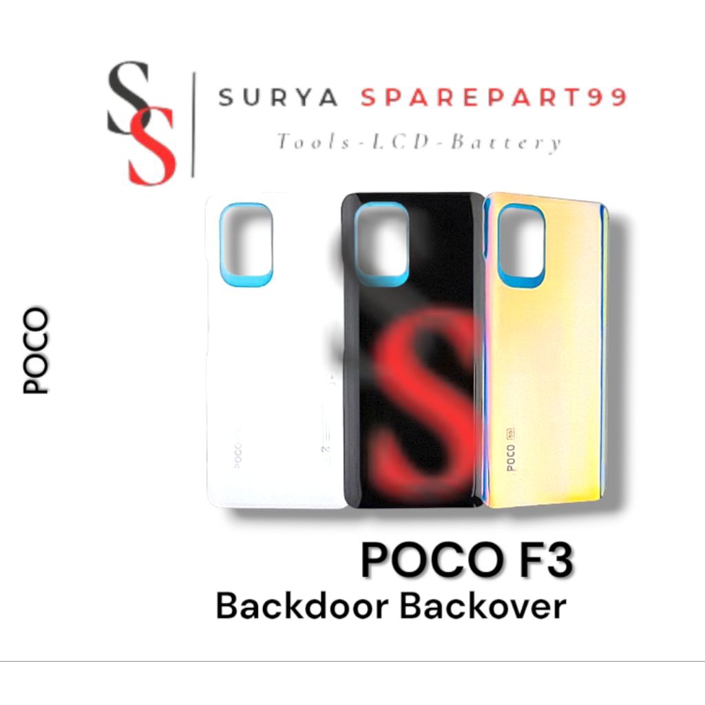 BACKDOOR BACKOVER POCO F3 ORIGINAL