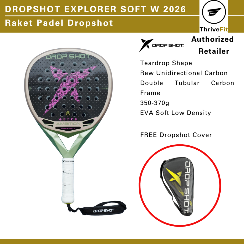 DROPSHOT Explorer W 2026 / Raket Padel Dropshot Explorer W 2026 - Female / wanita