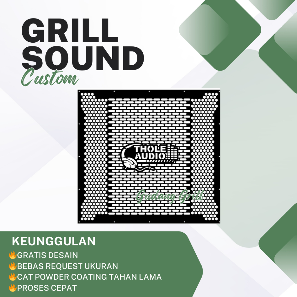 grill sound mini scoop 12 inch planar - Box Middle TERBARU - TERMURAH