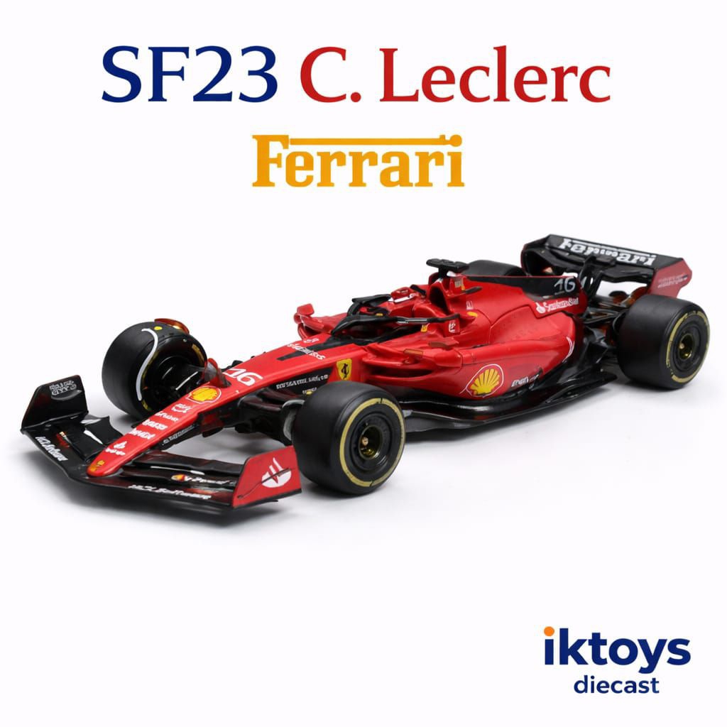 diecast miniatur mobil formula 1 one ferrari 1:43