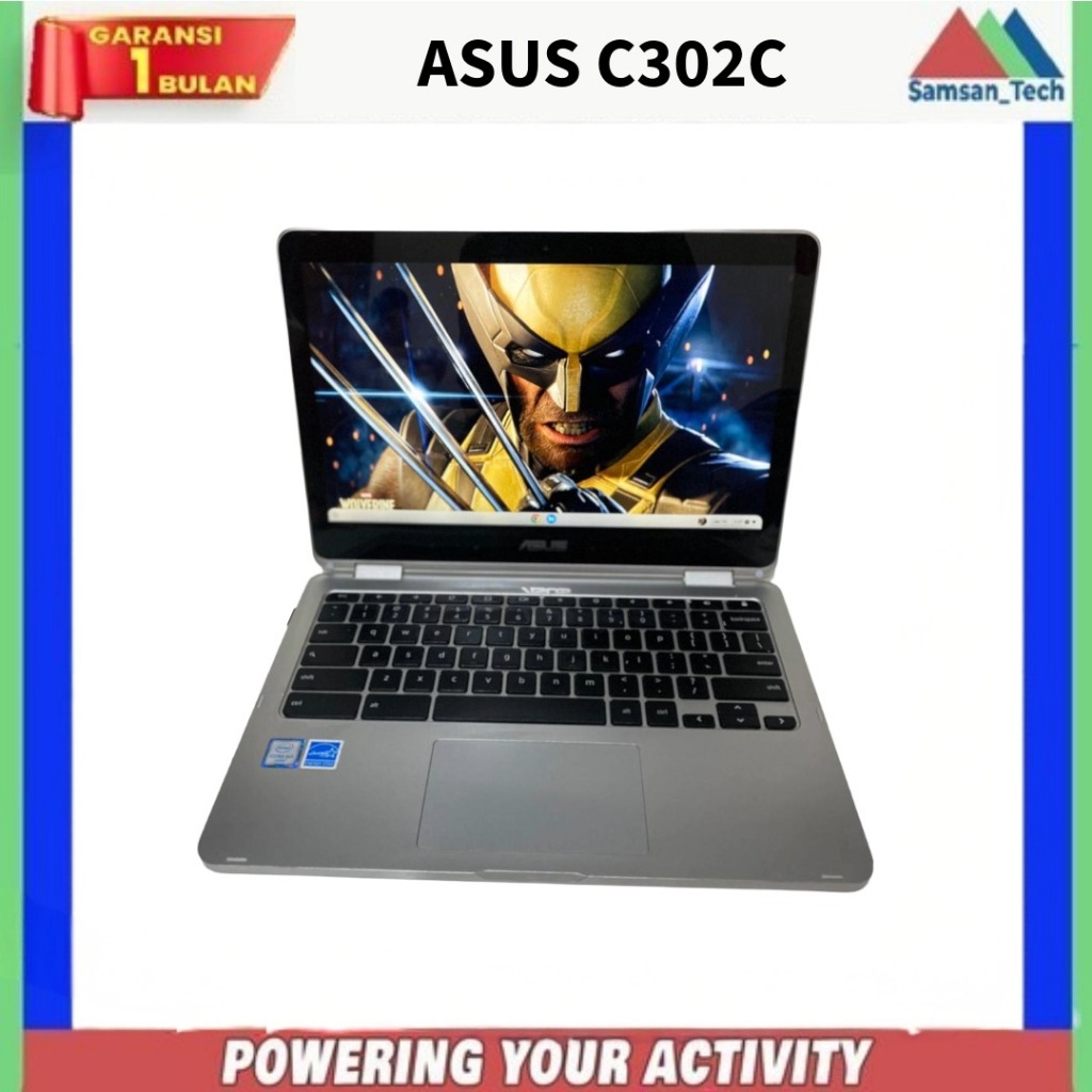 Asus Chromebook C302C Core M3 RAM 4GB 64GB Silver