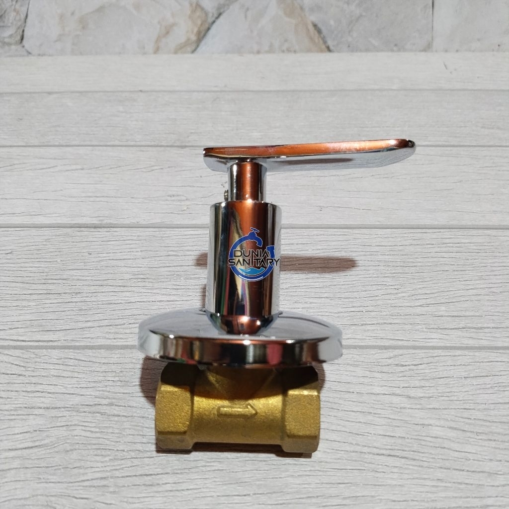 Stop kran tanam dingin stainless / stop kran tanam shower chromee / stop kran tanam dinding