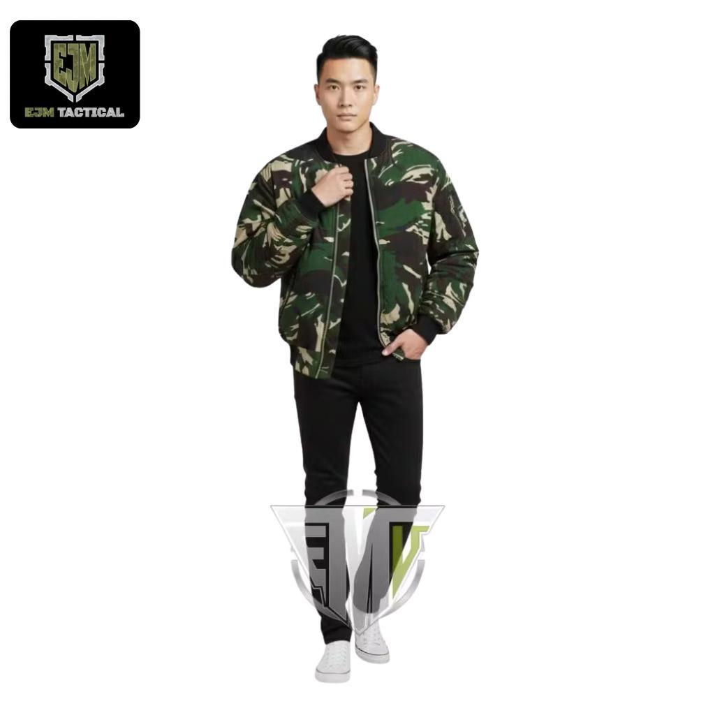 JAKET KRU LORENG JAKET BOMBER LORENG MALVINAS KOPASSUS AURI
