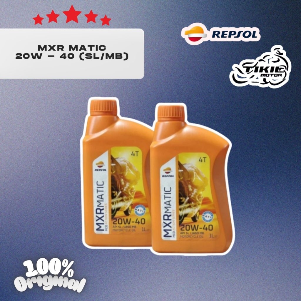 OLI REPSOL MXR MATIC 20W-40 (SL/MB)