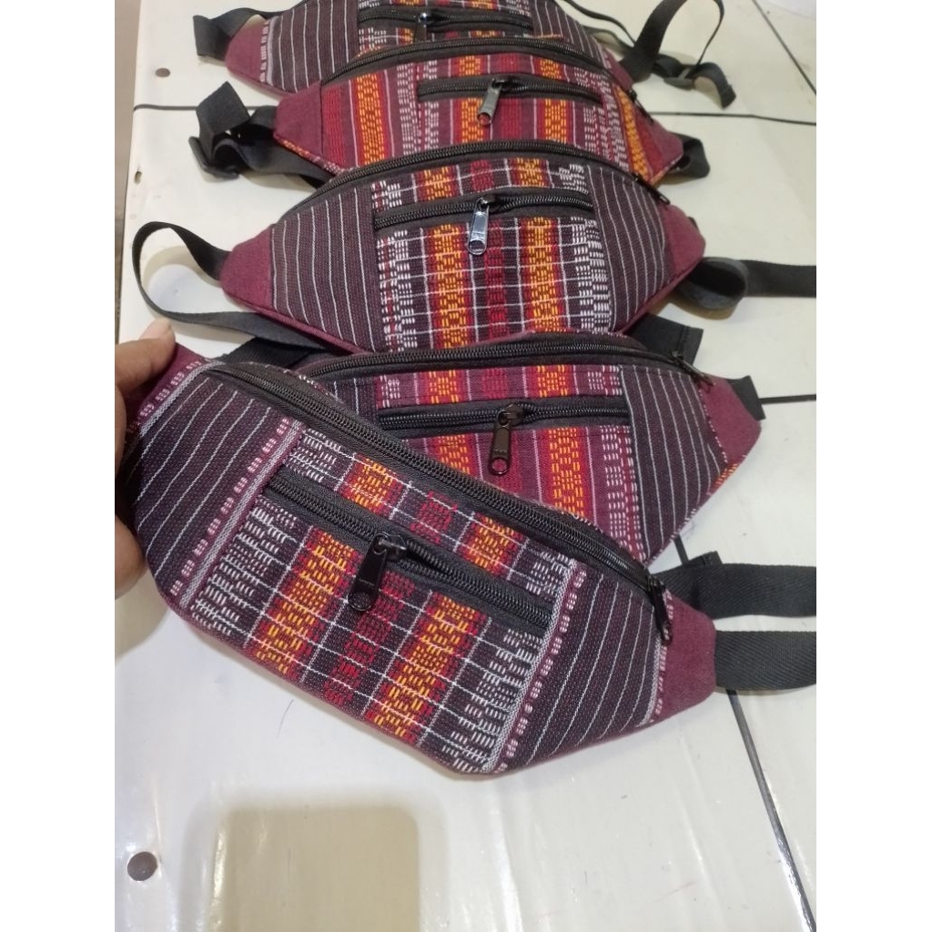 tas selempang etnik ulos khas batak