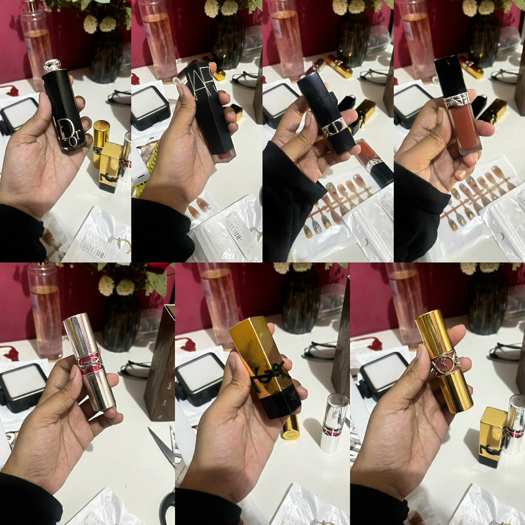 Preloved High end Lipstick Dior, YSL, Nars