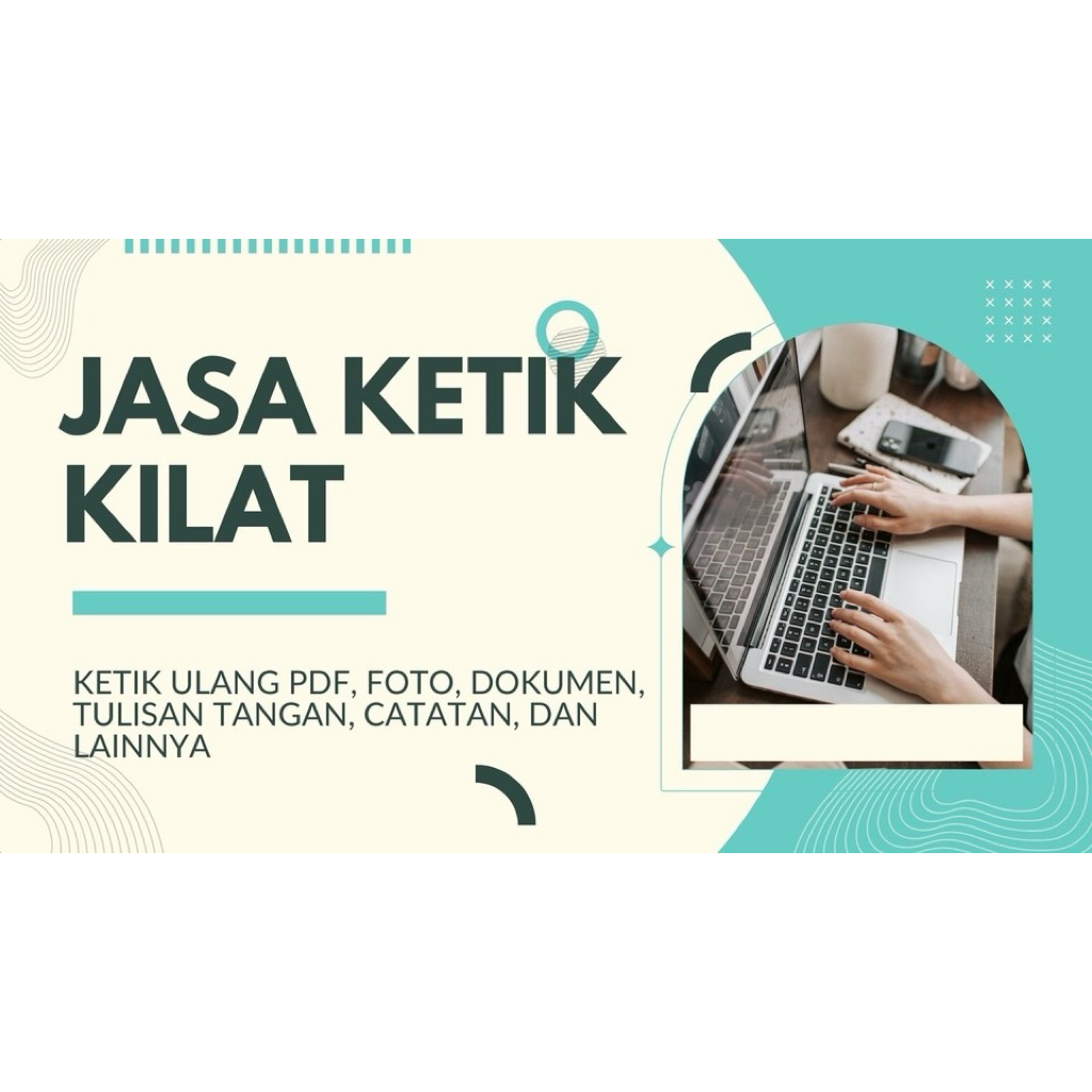 Jasa ketik dokumen / edit pdf kilat cepat