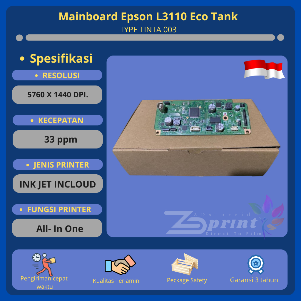 Mainboard Epson L3110 Scan & Fotocopy