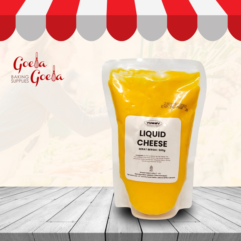 YUMMY LIQUID CHEESE SAUCE 500GR / CHEESE YUMMY