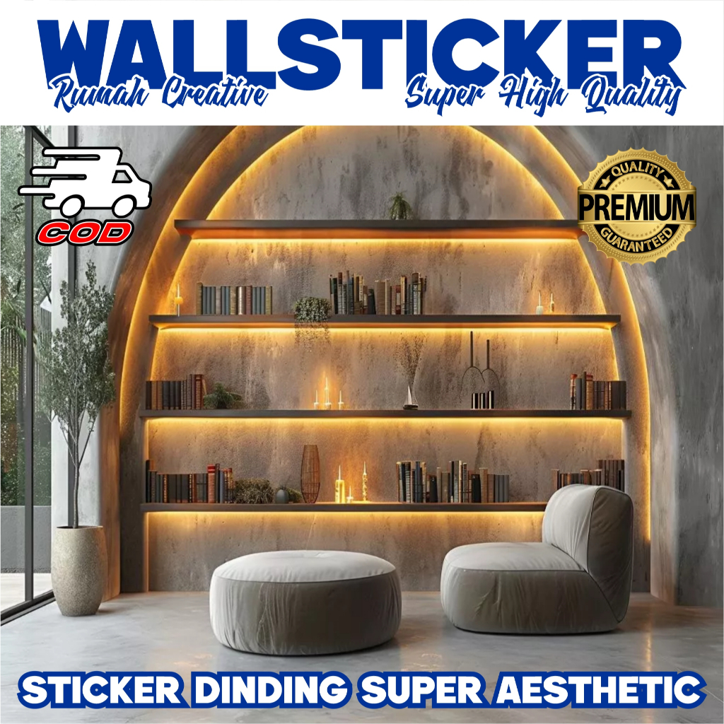 STICKER BACKGROUND STUDIO KONTEN KREATOR MOTIF TERMEWAH-STICKER LATAR BELAKANG SIARAN LANGSUNG-SD 21