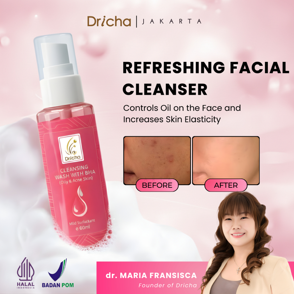 Dricha ClEANSING Wash With Bha (Berminyak)