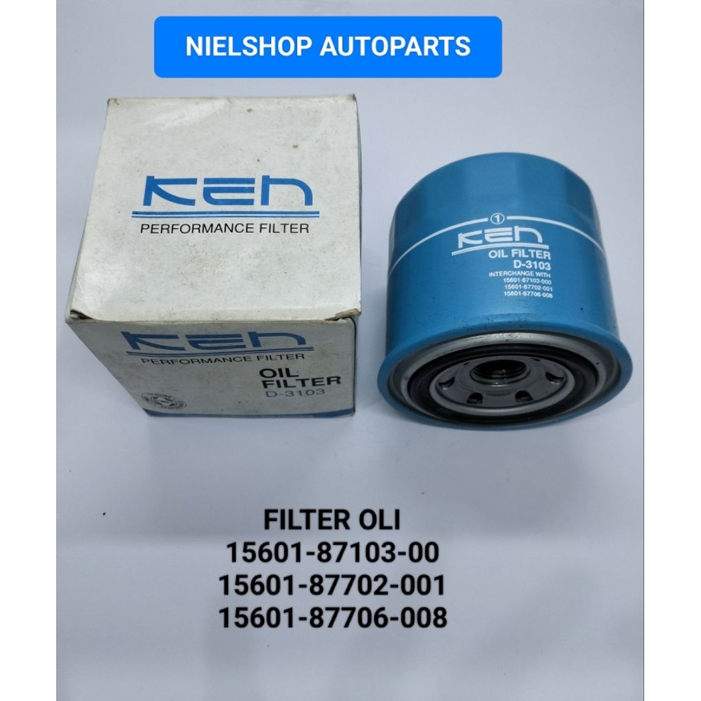 FILTER OLI UNTUK MOBIL KIJANG KAPSUL/ZEBRA/SWIFT SX4/KIJANG EFI 1.8/KIJANG GRAND 7K/SUZUKI  AERIO/BA