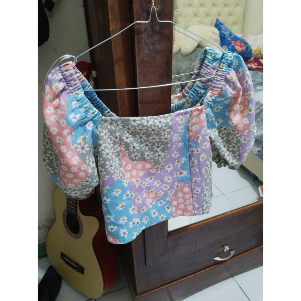 baju Sabrina colorbox PRELOVED no minus