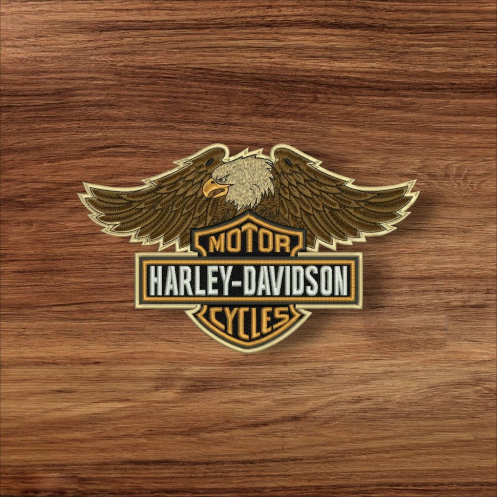 BORDIR HARLEY DAVIDSON EMBLEM