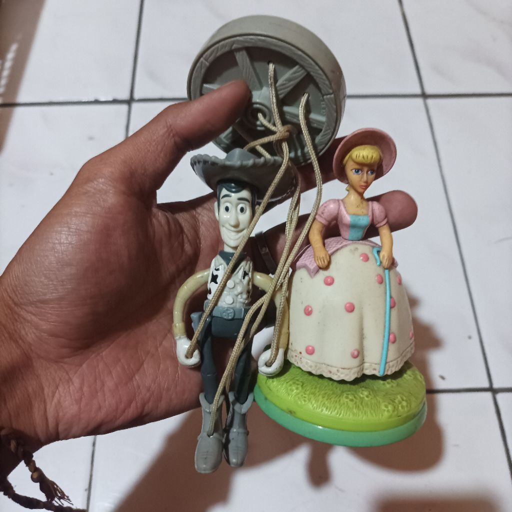 Paket Take All Vintage Original Disney Toy Story Woody and Bo Peep Mainan Action Figure