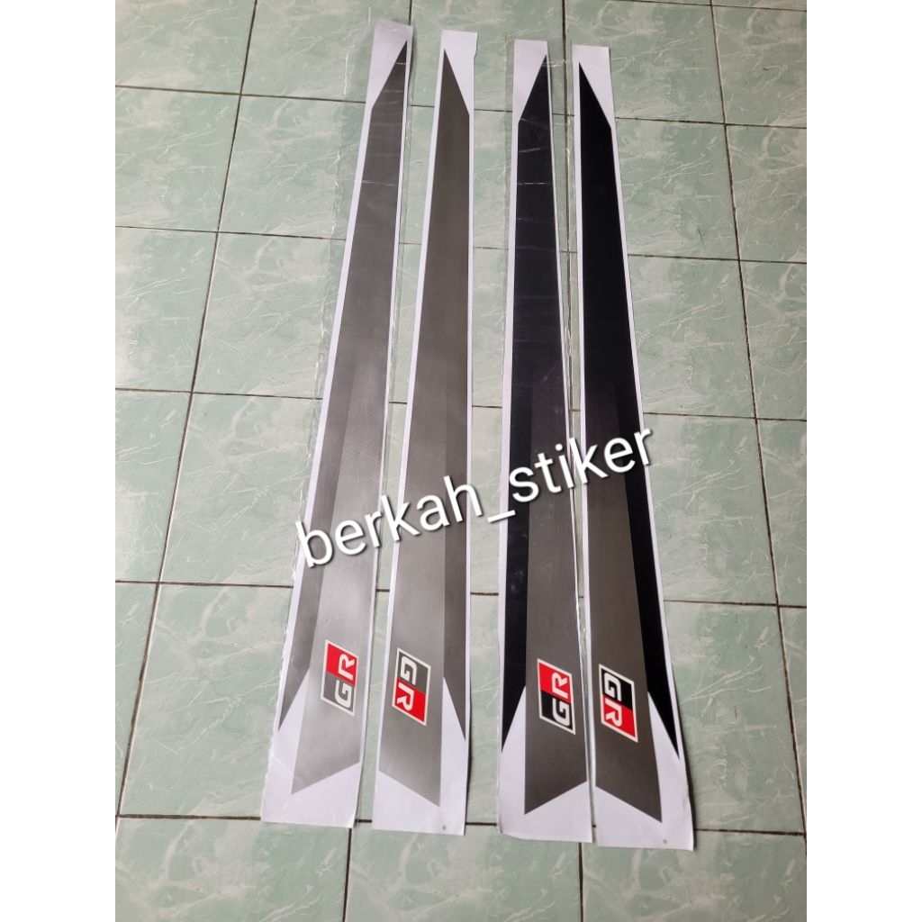 stiker sticker list body GR toyota fortuner/stiker toyota GR FORTUNER/stiker list body GR fortuner/s