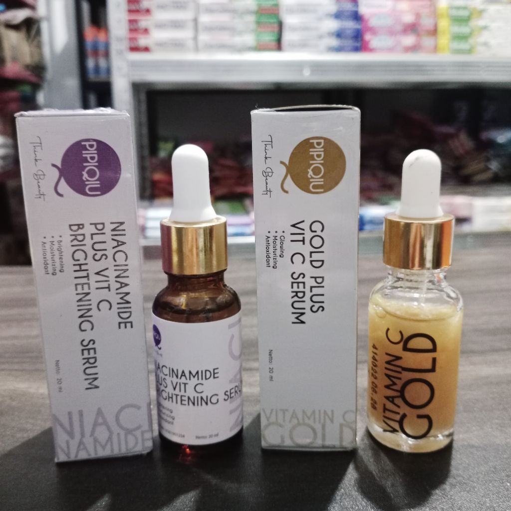 PIPIQIU Brightening Serum - Gold plus Vit C serum