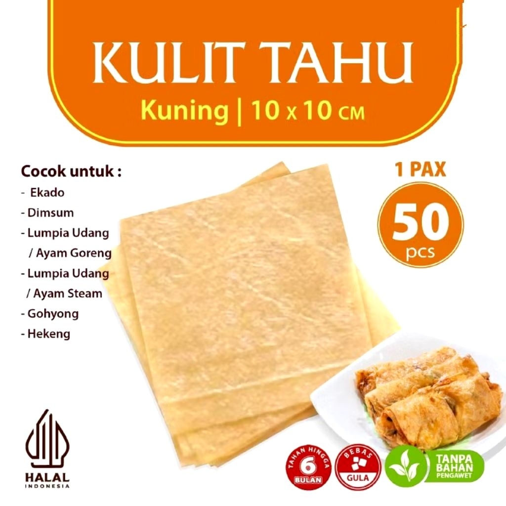 Kulit Tahu Kotak 50 Lembar
