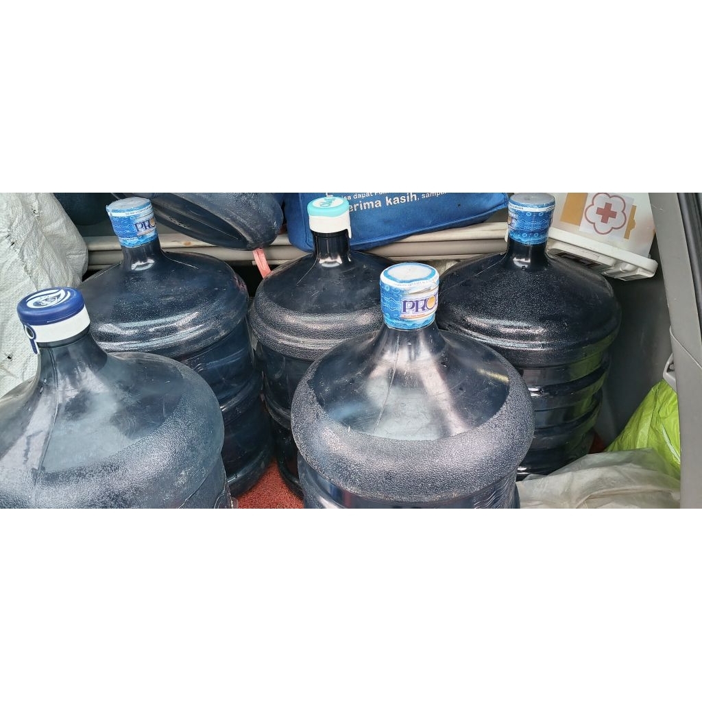 (INSTAN) (Galon + Air) Air Mineral Galon 19 Liter Isi Penuh Segel Pabrikan