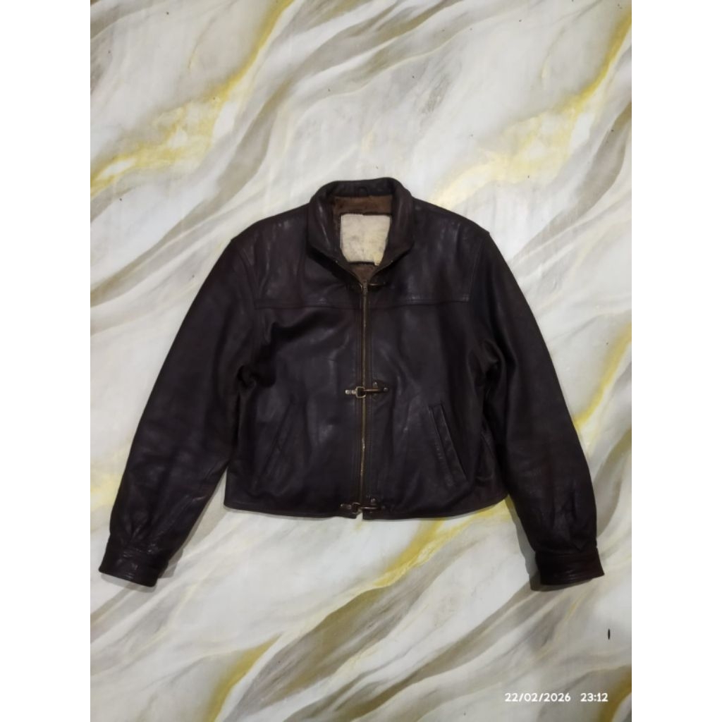 VINTAGE FIREMAN LEATHER JACKET