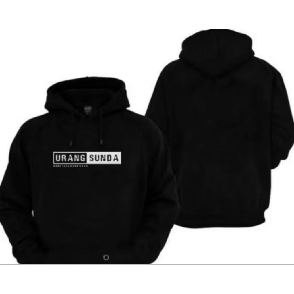 Pl Hoodie hitam "Urang Sunda"