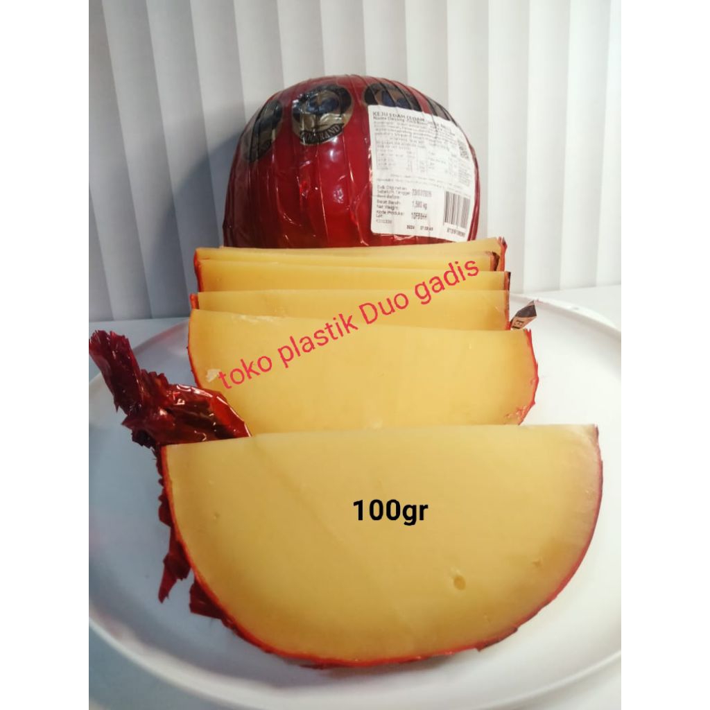 keju edam ayam emas asli,keju apel, keju bola, keju Belanda repack 100gr