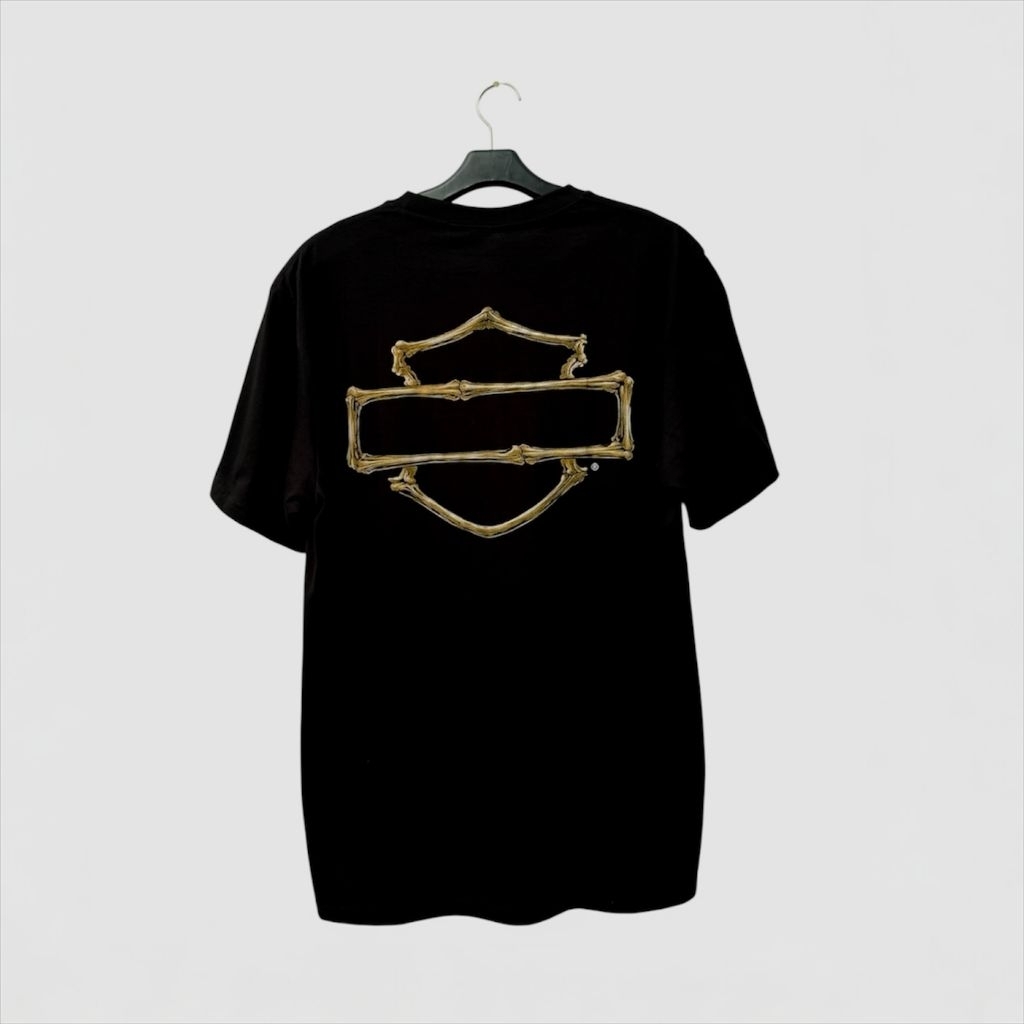 Harley Davidson Bones Logo Tshirt - Harley Davidson Motor Company | Kaos Boothleg Harley Davidson Lo