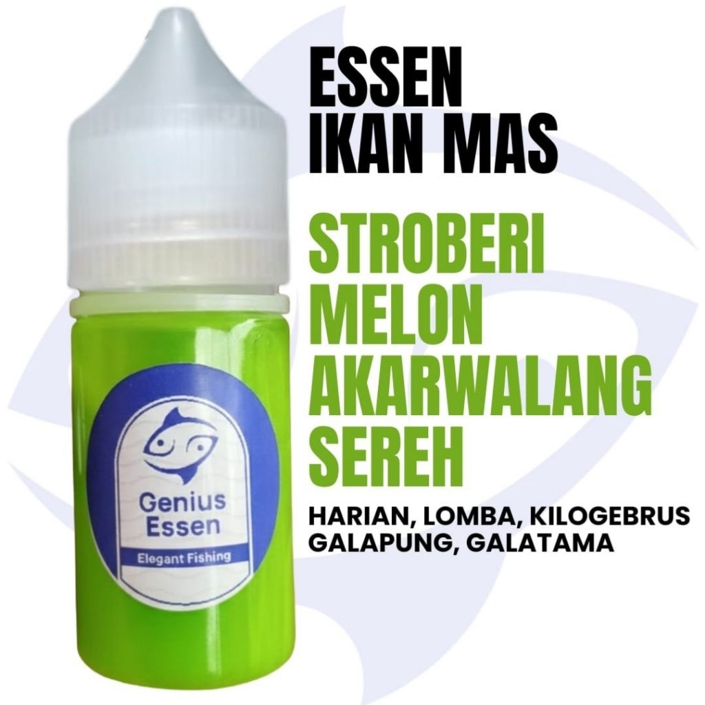 ESSEN IKAN MAS AROMA STROBERI MELON AKARWALANG essen ikan mas harian essen ikan mas lomba essen ikan