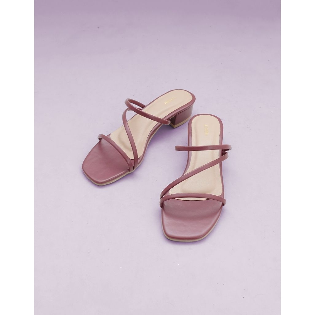 LIVEN SO-RIN Heels Chunky Heels Wanita Elegan