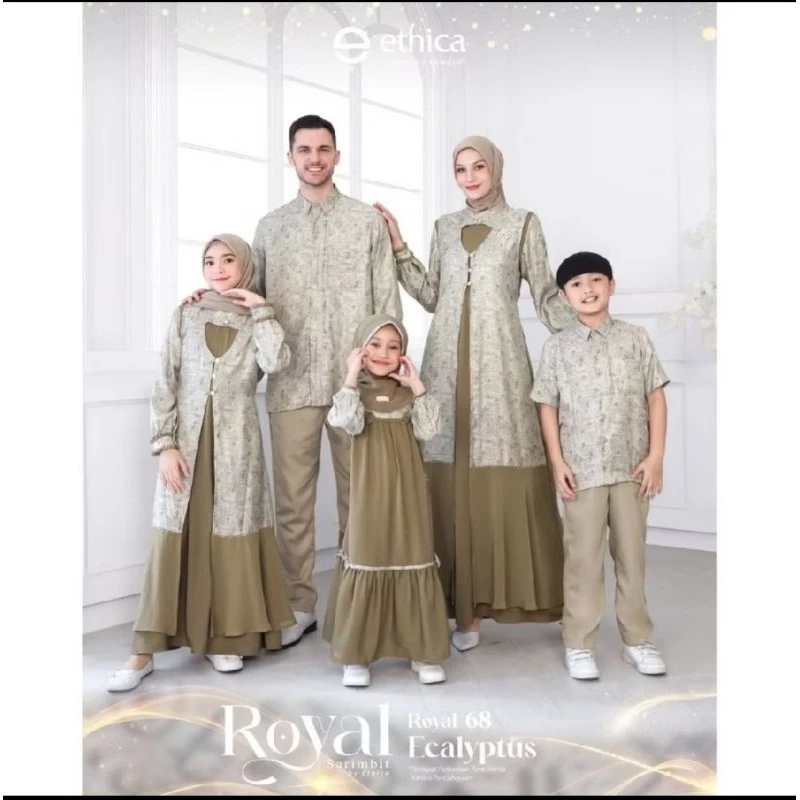 ETHICA Gamis Kagumi 339 Ecalyptus | Gamis Dewasa | Gamis Kondangan