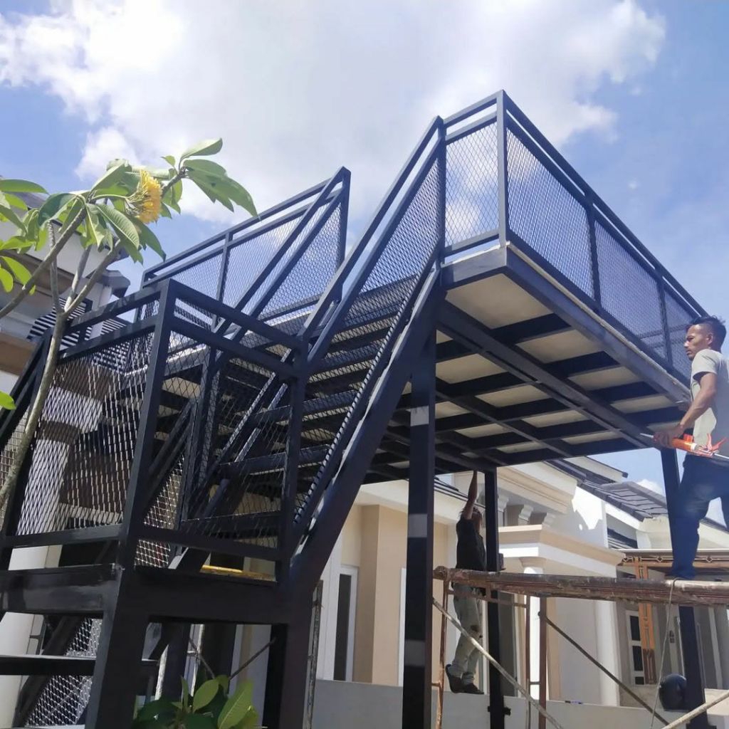 mezzanine outdoor lantai grc/kalsifloor