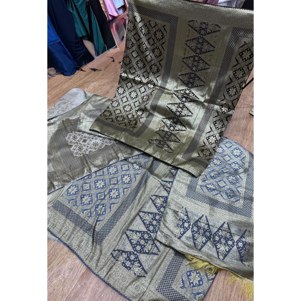songket set selendang / songket sarung selendang /songket Palembang /songket melayu malasyia