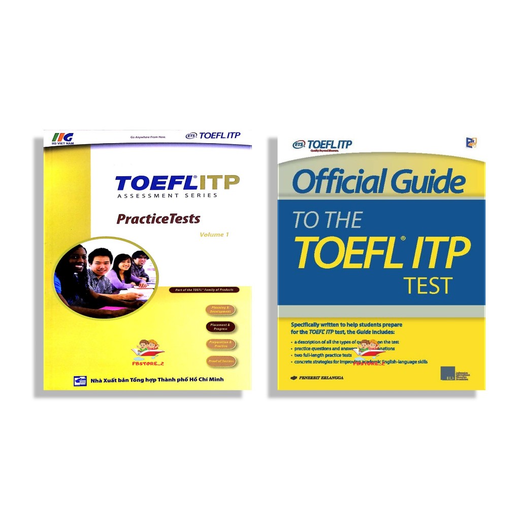 [Penerbit Erlagga] TOEFL ITP PRACTICE TEST & OFFICIAL GUIDE TO THE TOEFL ITP TEST original